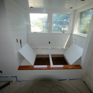 Shiplap Siding Reading Nook