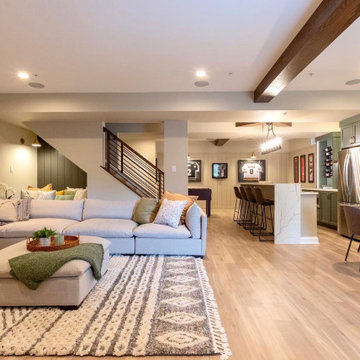 Urban Escape - Modern Open-Concept Sports Den
