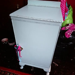 SOLD-Vintage cabinet in duck egg blue-&pound;65.00 - Products