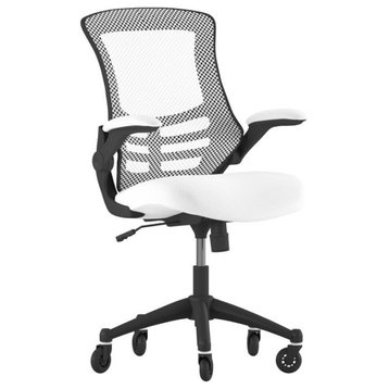 Kelista High-Back  Swivel Ergonomic Executive Office Chair -White Mesh