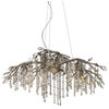 Autumn Twilight 6-Light Chandelier, Mystic Gold