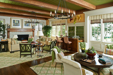 Elegant living room photo in Los Angeles