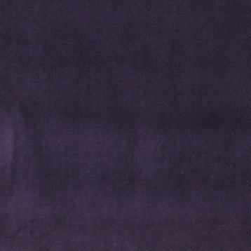 Purple Plush Elegant Cotton Velvet Upholstery Fabric By The Yard