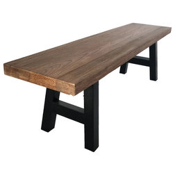 Industrial Dining Benches by GDFStudio
