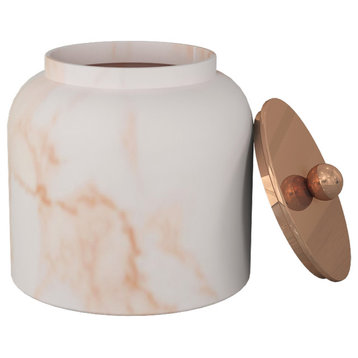 nu steel Misty Copper Collection Cotton Container
