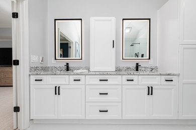 Bathroom - modern bathroom idea in Atlanta