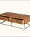 Rustic Wood & Industrial Iron 4-Drawer Coffee Table