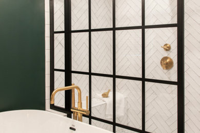 Radiant Green Bathroom by Advanced Design Studio