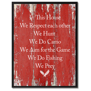 We Respect Each Other Inspirational, Canvas, Picture Frame, 13"X17"