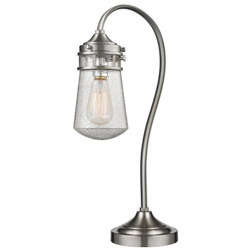 Celeste 1-Light Table Lamp, Brushed Nickel
