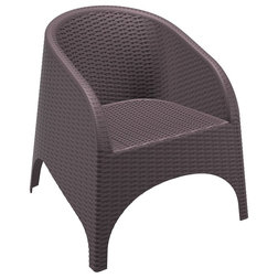 Contemporary Outdoor Dining Chairs by Compamia