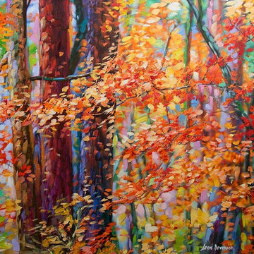 Landscape art, Landscape Painting, Original Paintings for Sale by Leon Devenice