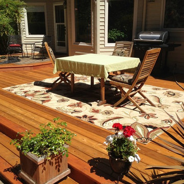 Tight Knot Cedar Deck