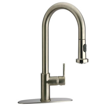 Latoscana 92PW591LL Elix 1 Handle Pull-Down Kitchen Faucet In Brushed Nicikel