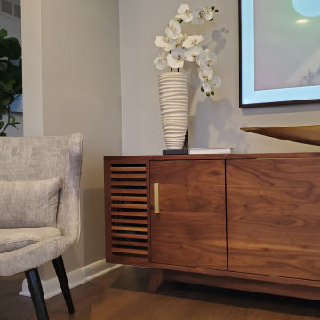 Royal Oak, Michigan - Custom Credenza for HiFi Enthusiast