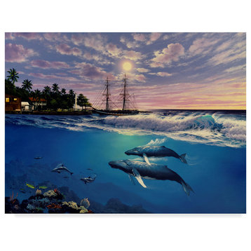 "Coastal Scene 2" by Anthony Casay, Canvas Art, 24"x18"