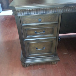 Custom Executive Desk - Desks And Hutches