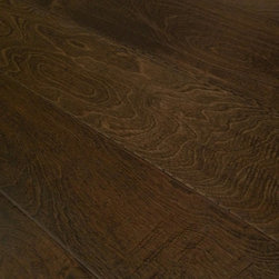 New Haven Latte 5" Hand-Scraped Engineered Hardwood Flooring - Engineered Wood Flooring