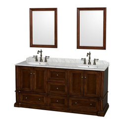 Antique Bathroom Vanities in Cherry Finish - Bathroom Vanities And Sink Consoles