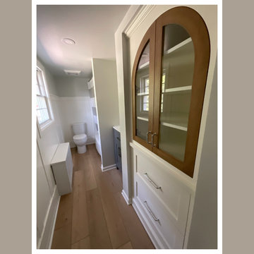 Bathroom Renovation with Custom Linen Closet