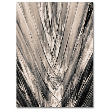 Patty Tuggle 'Sepia Palm' Canvas Art, 32x24