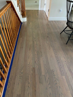 does anyone have pictures of red oak floors with Duraseal Rustic beige