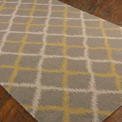 Ikat Rugs - Gold & Cream - Rugs