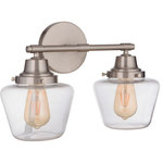 Craftmade Lighting - Craftmade Lighting 19518BNK2 Essex - Two Light Bath Vanity - Clear Glass Shades (included)