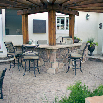 Rustic Pergola Patio - Severence, CO