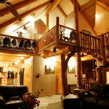 Custom Balcony & Stair Railing Panels with Moose