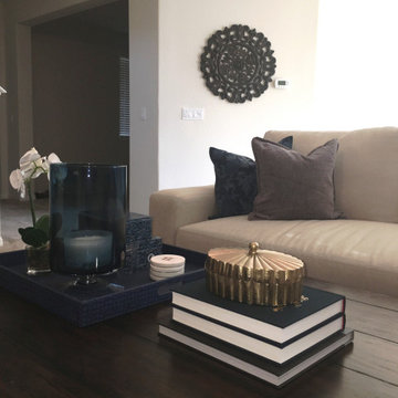 Bursts of Blue Brentwood Family Room