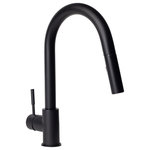 ZLINE Kitchen and Bath - ZLINE Gemini Kitchen Faucet in Matte Black (GEM-KF-MB) - The ZLINE Gemini Kitchen Faucet (GEM-KF-MB) is manufactured with the highest quality materials on the market - making it long-lasting and durable. We have focused on designing each faucet to be functionally efficient while offering a sleek design, making it a beautiful addition to any kitchen. While aesthetically pleasing, this faucet offers a hassle-free washing experience, with 360 degree rotation and a spring loaded pressure adjusting spray wand. At 1.8 gal per minute ththis faucet provides the perfect amount of flexibility and water pressure to save you time. Our cutting edge lock in technology will keep your spray wand docked and in place when not in use. ZLINE delivers the most efficient, hassle free kitchen faucet with a lifetime warranty, giving you peace of mind. The Monet Kitchen Faucet (GEM-KF-MB) ships next business day when in stock.