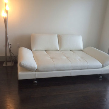 Sasha Sofa - White Leather
