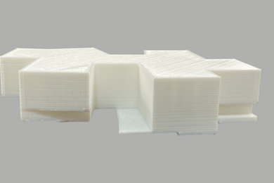 Maqueta de edificio en  impresión 3D