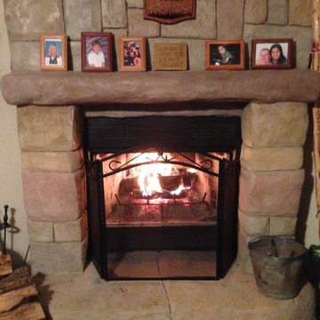 Fireplace surround