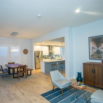 Dining Room: Carlsbad Modern Beach Home Full Design and Renovation