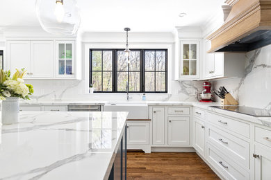 Kitchen photo in Boston