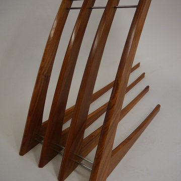 Figured Maple and Mahogany entry table