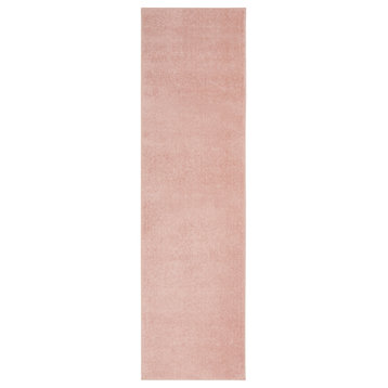 Nourison Nourison Essentials Nre01 Solid Color Rug, Pink, 2'2"x10'0" Runner