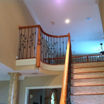 New Rail w/ Tuscan Iron Balusters in Woolwich Twp.