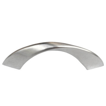 Celeste Twister Cabinet Handle Brushed Nickel Solid Zinc, 3"