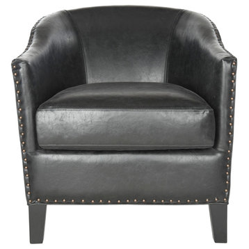 Evander Club Chair - Antique Black