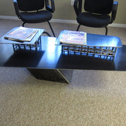 Industrial Steel Coffee Table - Coffee Tables