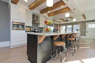 Kitchen - transitional kitchen idea in Other