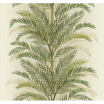 Timeless Palm Wallpaper in Classic Green TX40801 from Wallquest