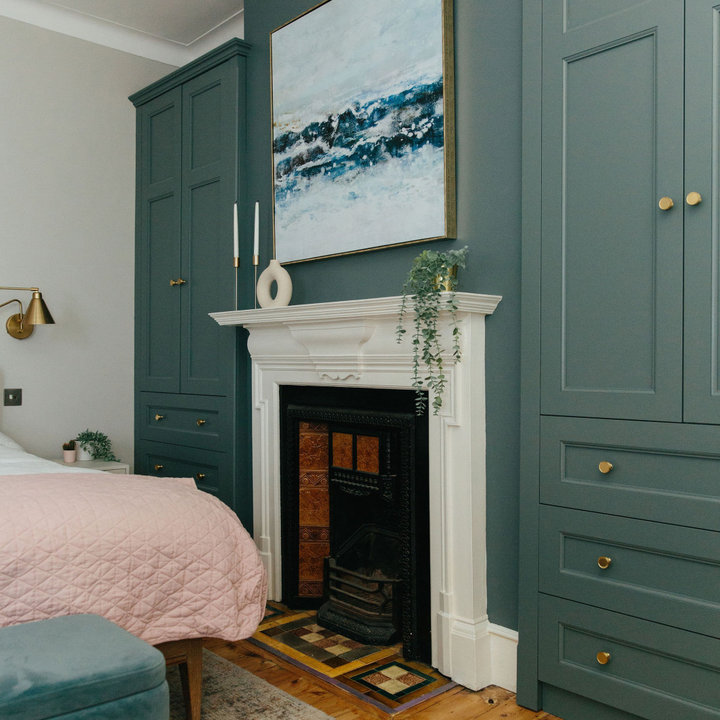 75 Beautiful Bedroom with a Chimney Breast Ideas and Designs March