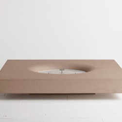 Halo Low Fire Pit 36" and 48" Available in a Range of Colours - Fire Pits