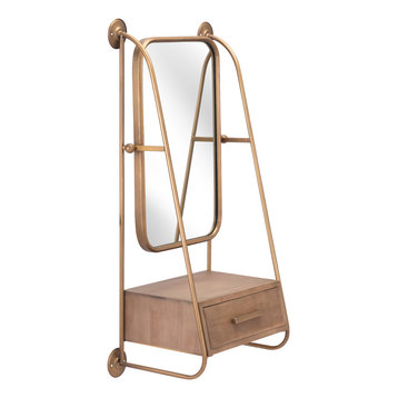 Peralta Mirror, Shelf Gold