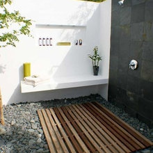 Outdoor bathroom