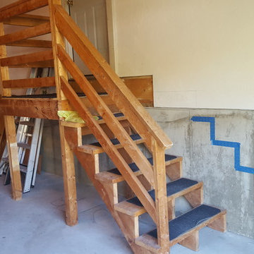 Added mudroom without loosing garage bay